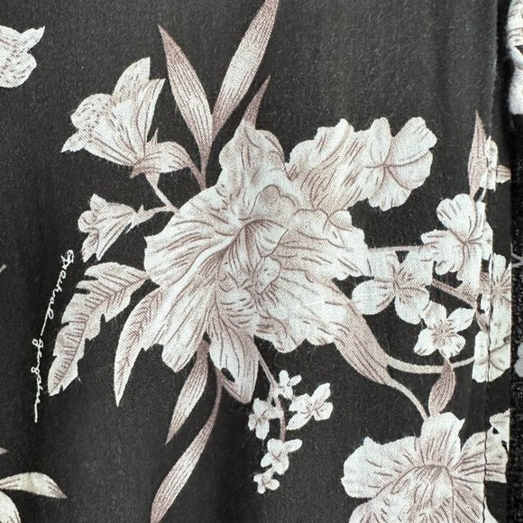 Spiritual Gangster Boho Floral Print Longline Kimono Cardigan Duster One Size - Picture 5 of 10